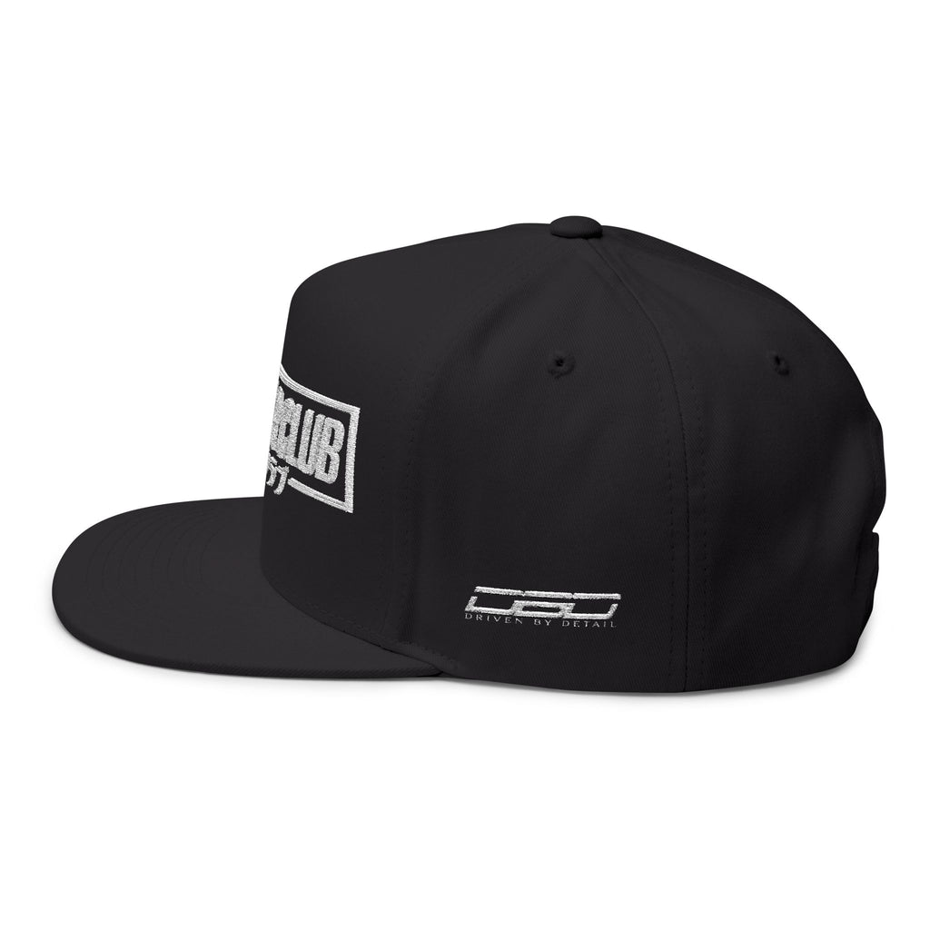 Slow Car Club Embroidered Flat Bill Cap | Japanese Streetwear Racing Hat