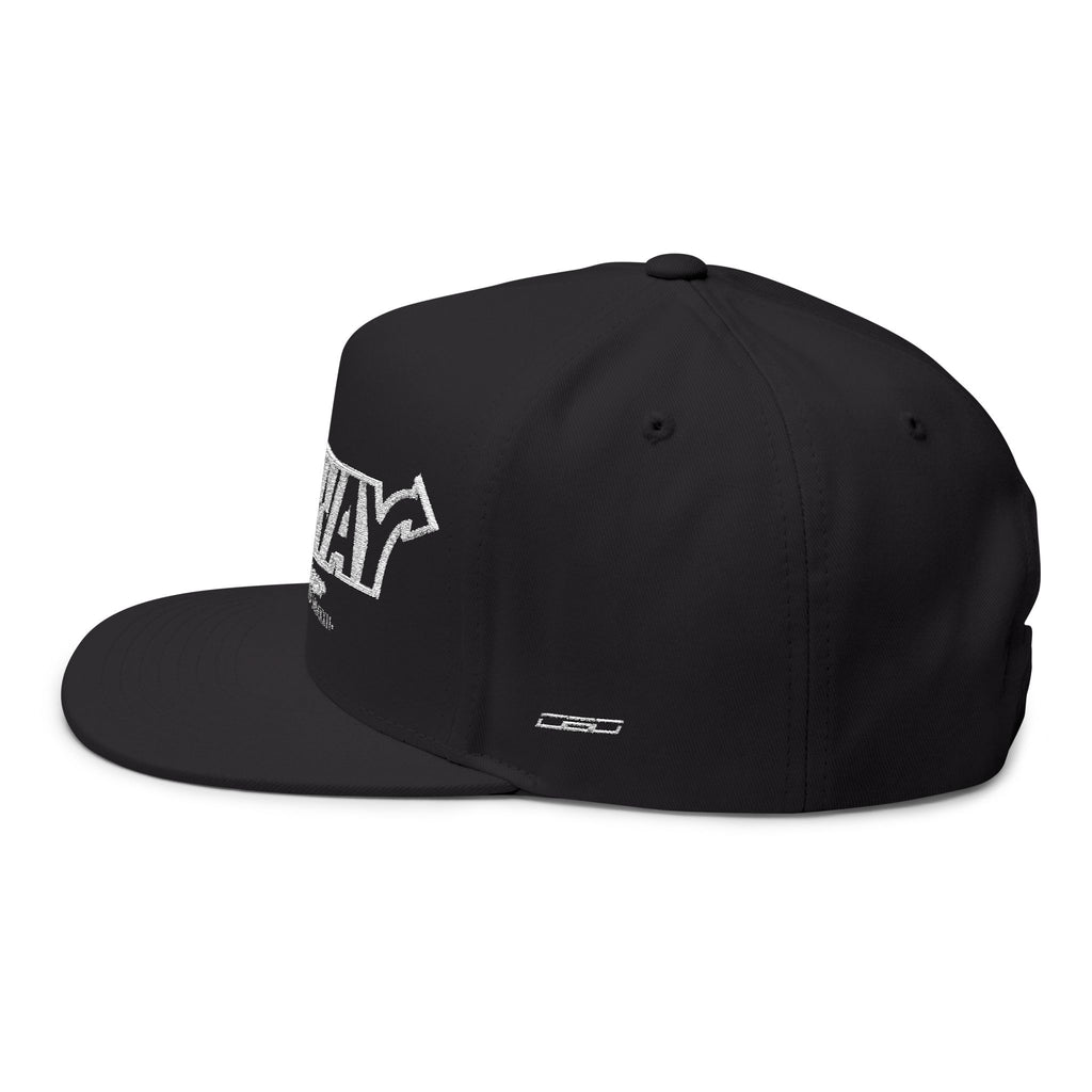 Dubway Embroidered Flat Bill Cap | Premium Streetwear Snapback Hat