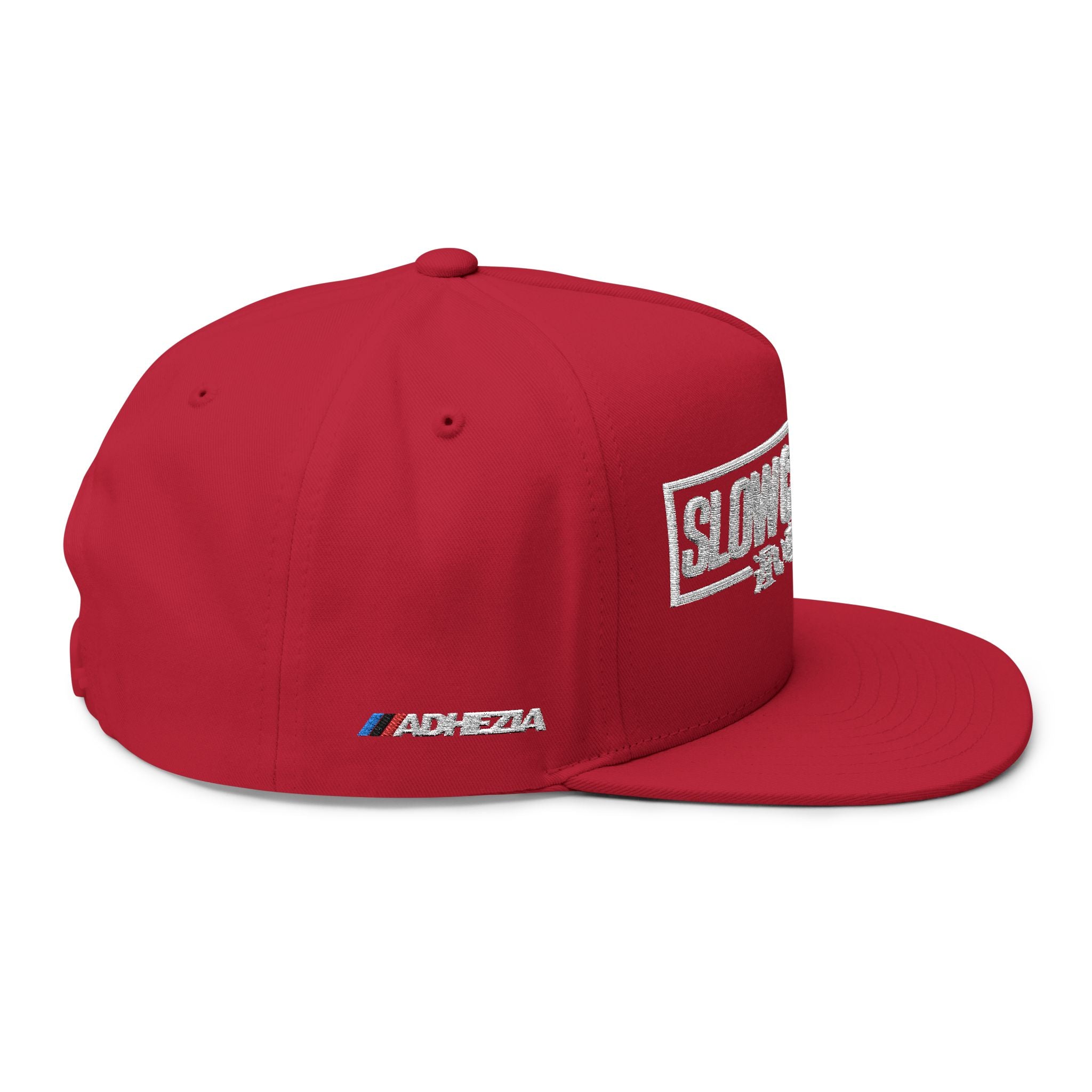 Slow Car Club Embroidered Flat Bill Cap | Japanese Streetwear Racing Hat