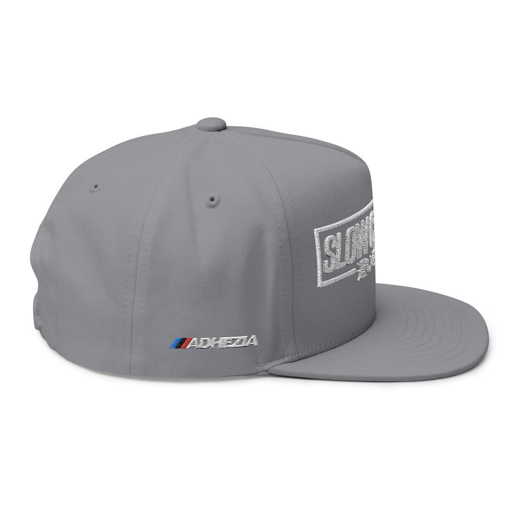 Slow Car Club Embroidered Flat Bill Cap | Japanese Streetwear Racing Hat