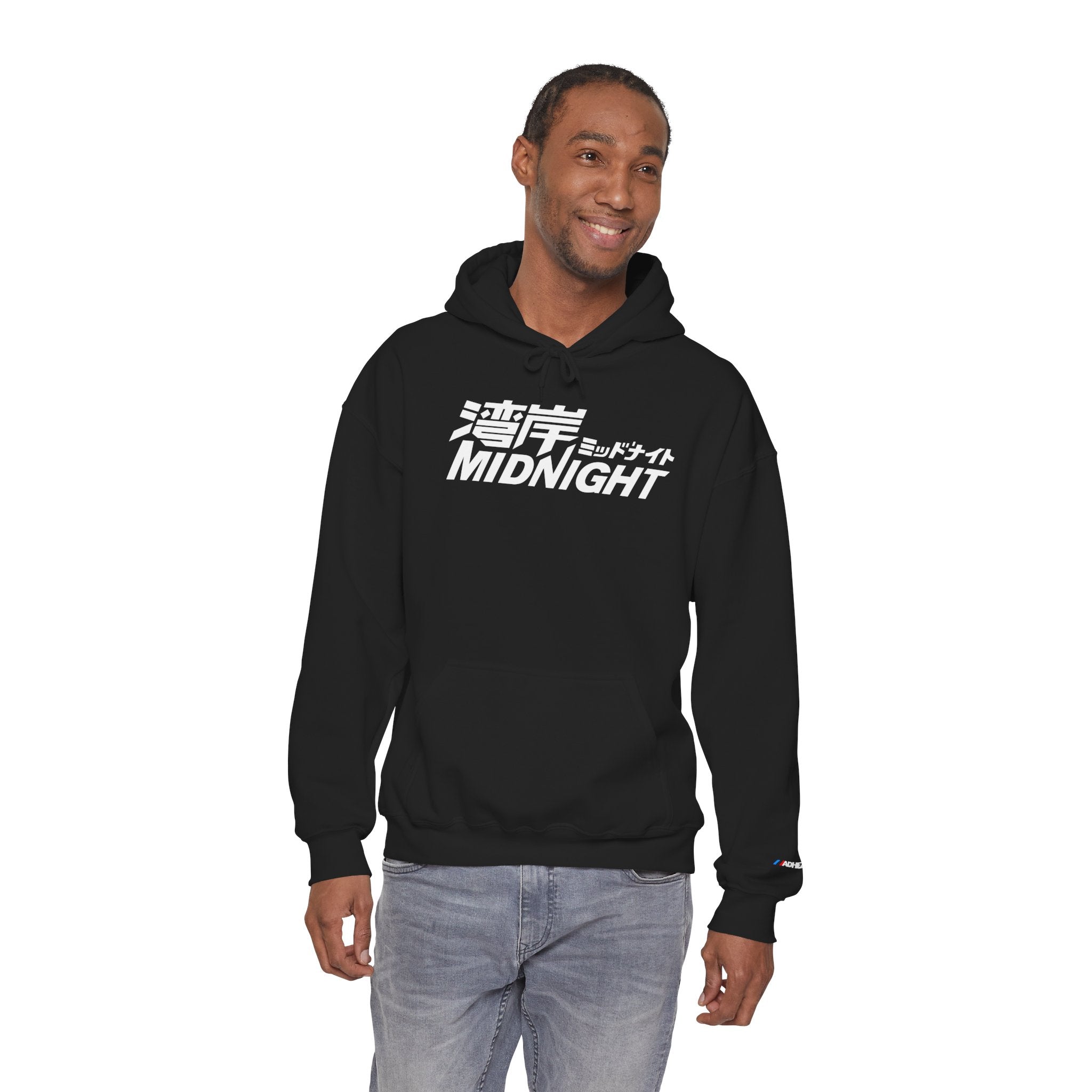 Midnight Kanji Hoodie | Japanese Retro Streetwear Pullover