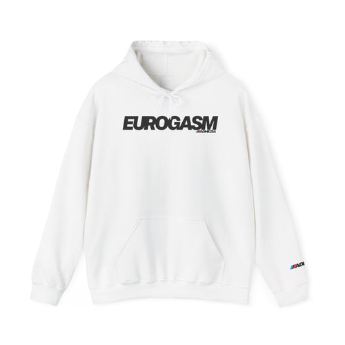 Eurogasm Logo Hoodie | Retro Motorsport Graphic Pullover
