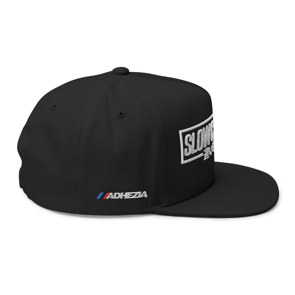 Slow Car Club Embroidered Flat Bill Cap | Japanese Streetwear Racing Hat