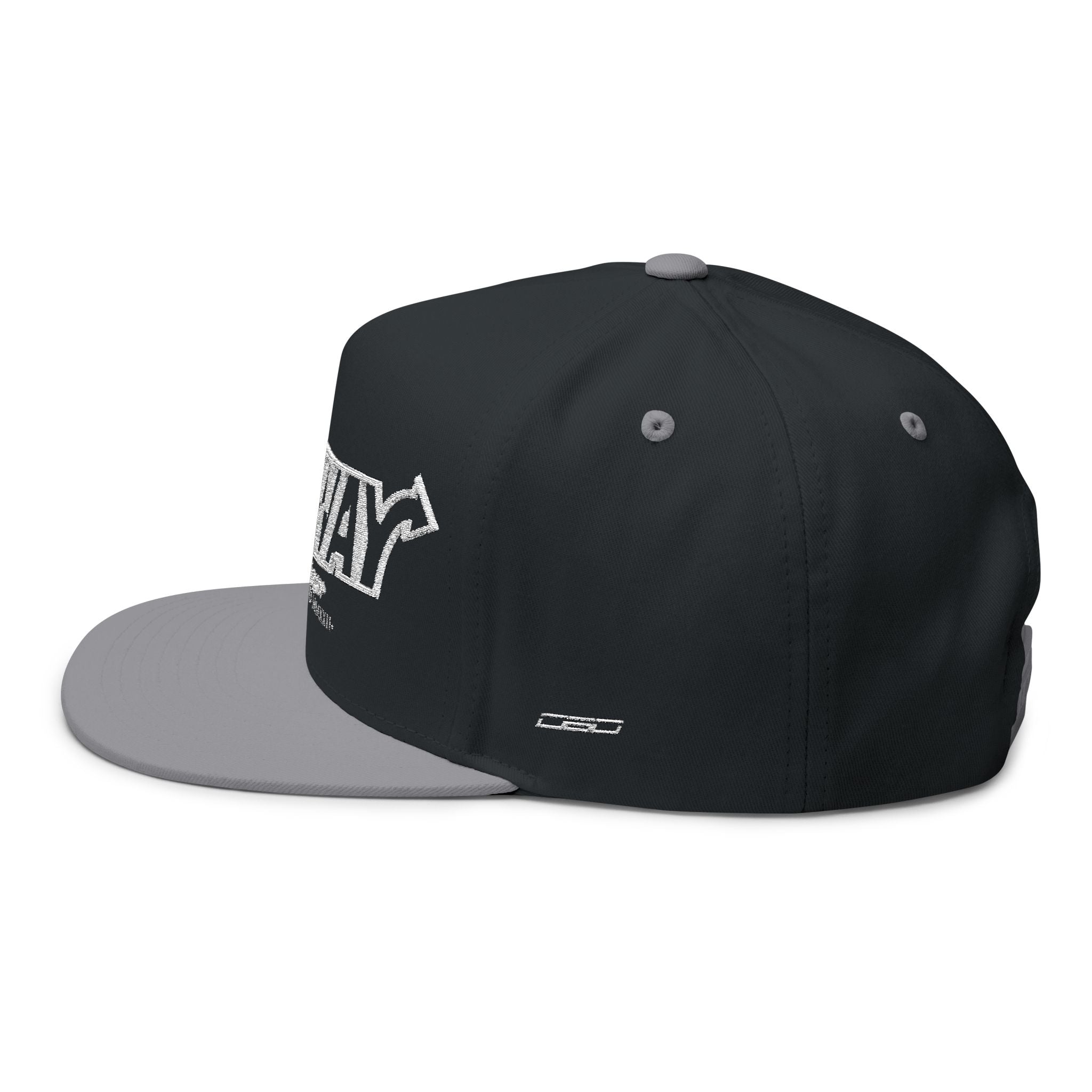 Dubway Embroidered Flat Bill Cap | Premium Streetwear Snapback Hat