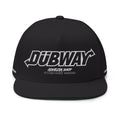 Dubway Embroidered Flat Bill Cap | Premium Streetwear Snapback Hat