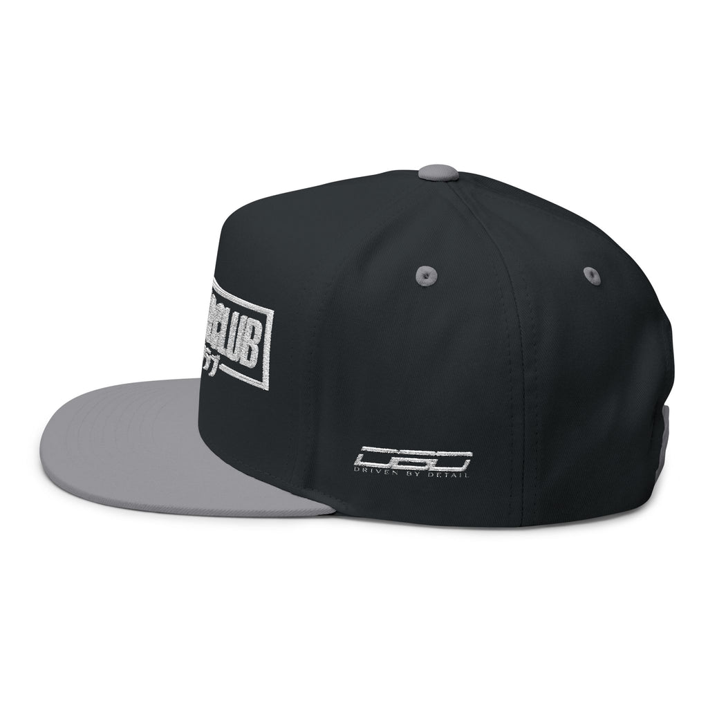 Slow Car Club Embroidered Flat Bill Cap | Japanese Streetwear Racing Hat