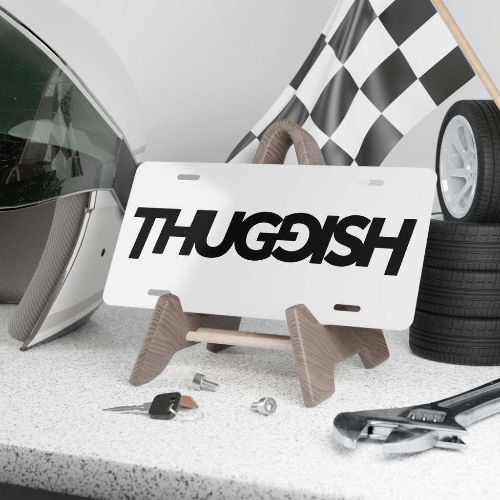 Thuggish Vanity Plate | Custom Automotive Metal License Plate