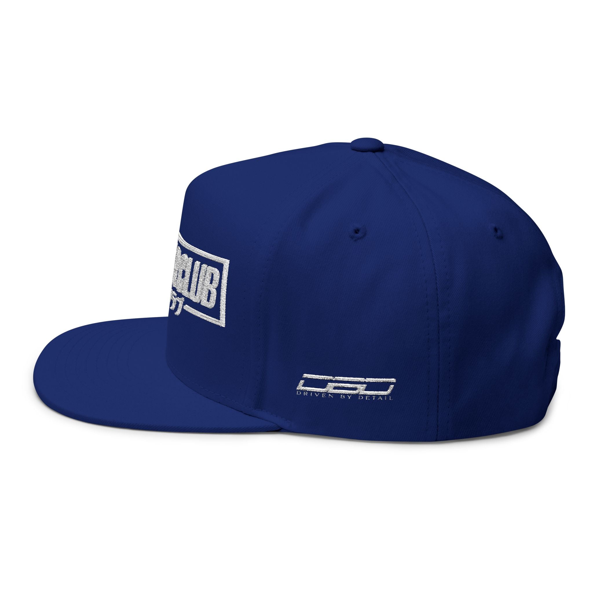 Slow Car Club Embroidered Flat Bill Cap | Japanese Streetwear Racing Hat