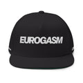 Eurogasm Embroidered Flat Bill Cap — Bold European Pride Snapback