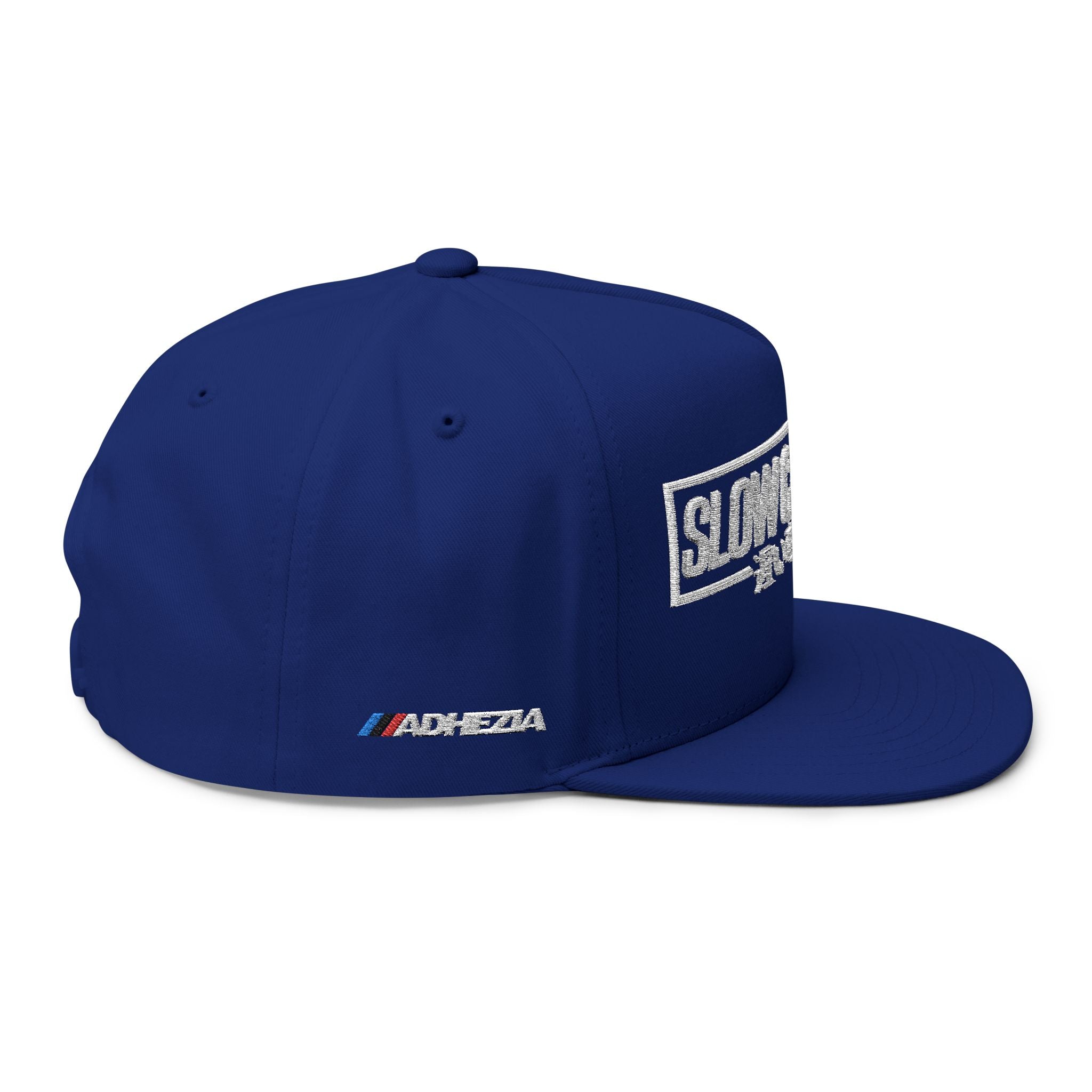 Slow Car Club Embroidered Flat Bill Cap | Japanese Streetwear Racing Hat