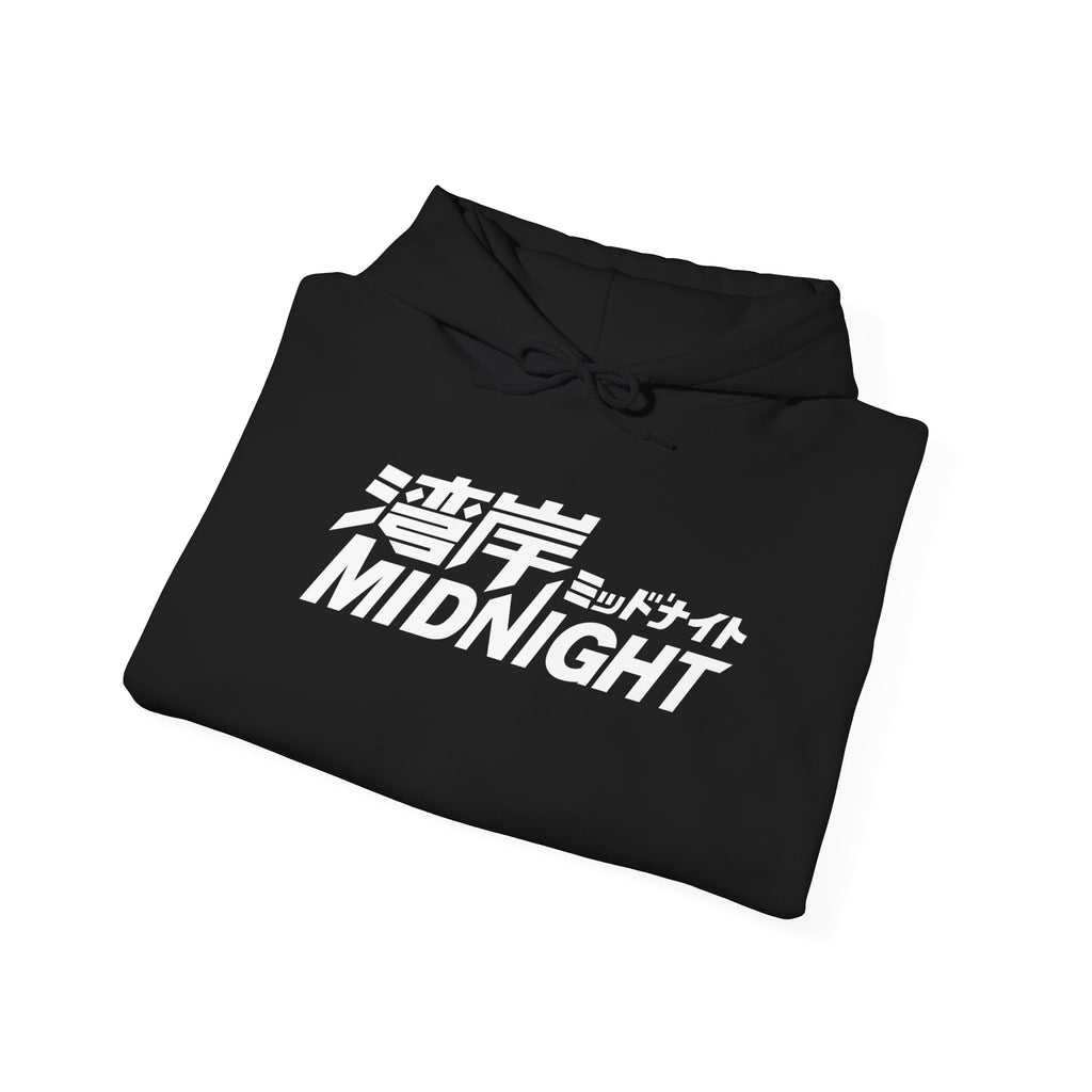 Midnight Kanji Hoodie | Japanese Retro Streetwear Pullover