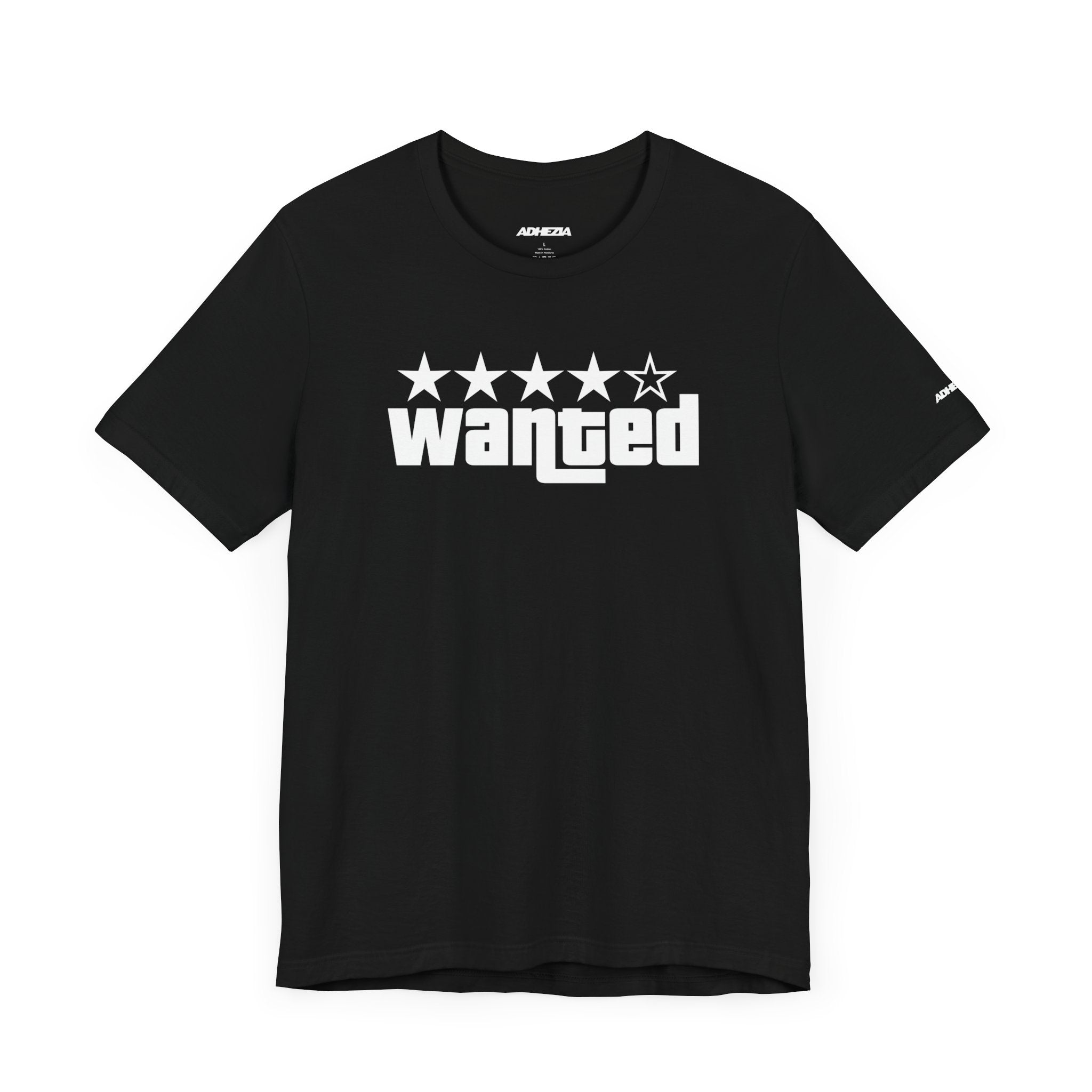 Unisex Wanted Graphic Tee – Casual Fashion Statement T-Shirt