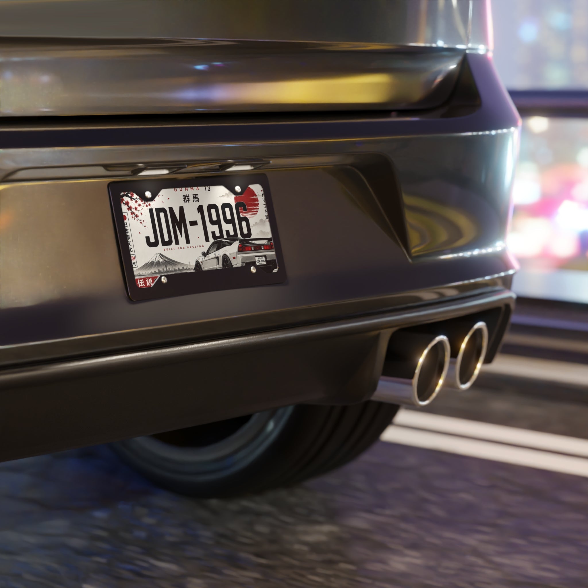 JDM-1996 Vintage Drift License Plate | Japanese Skyline Vanity Plate