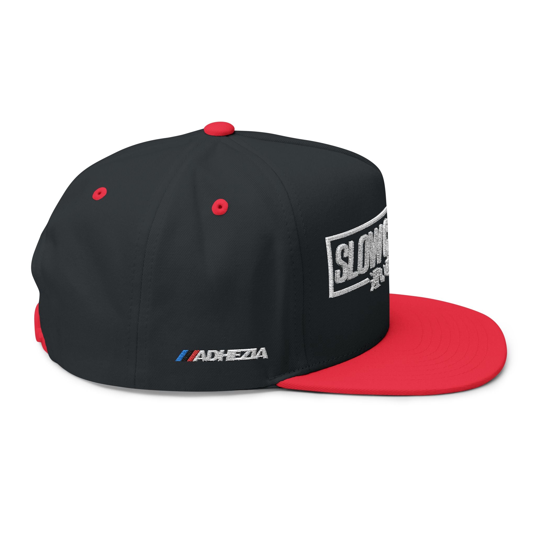 Slow Car Club Embroidered Flat Bill Cap | Japanese Streetwear Racing Hat