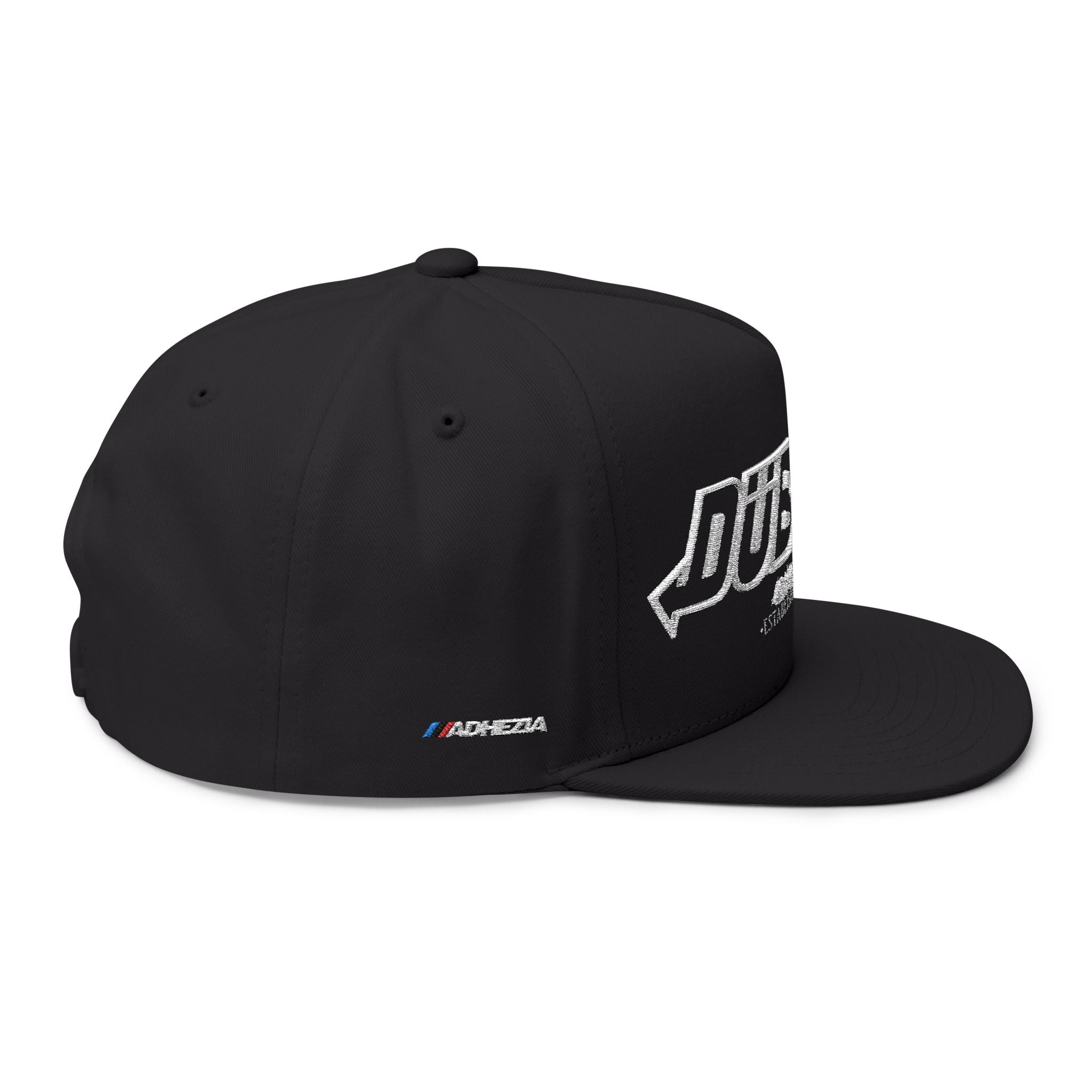 Dubway Embroidered Flat Bill Cap | Premium Streetwear Snapback Hat