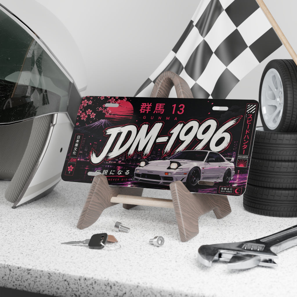JDM-1996 Retro Drift Vanity Plate | Japanese Street Racing License Plate