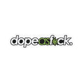Dope As F*ck vinyl sticker featuring a bold minimalist streetwear logo for cars, laptops, water bottles, and more.