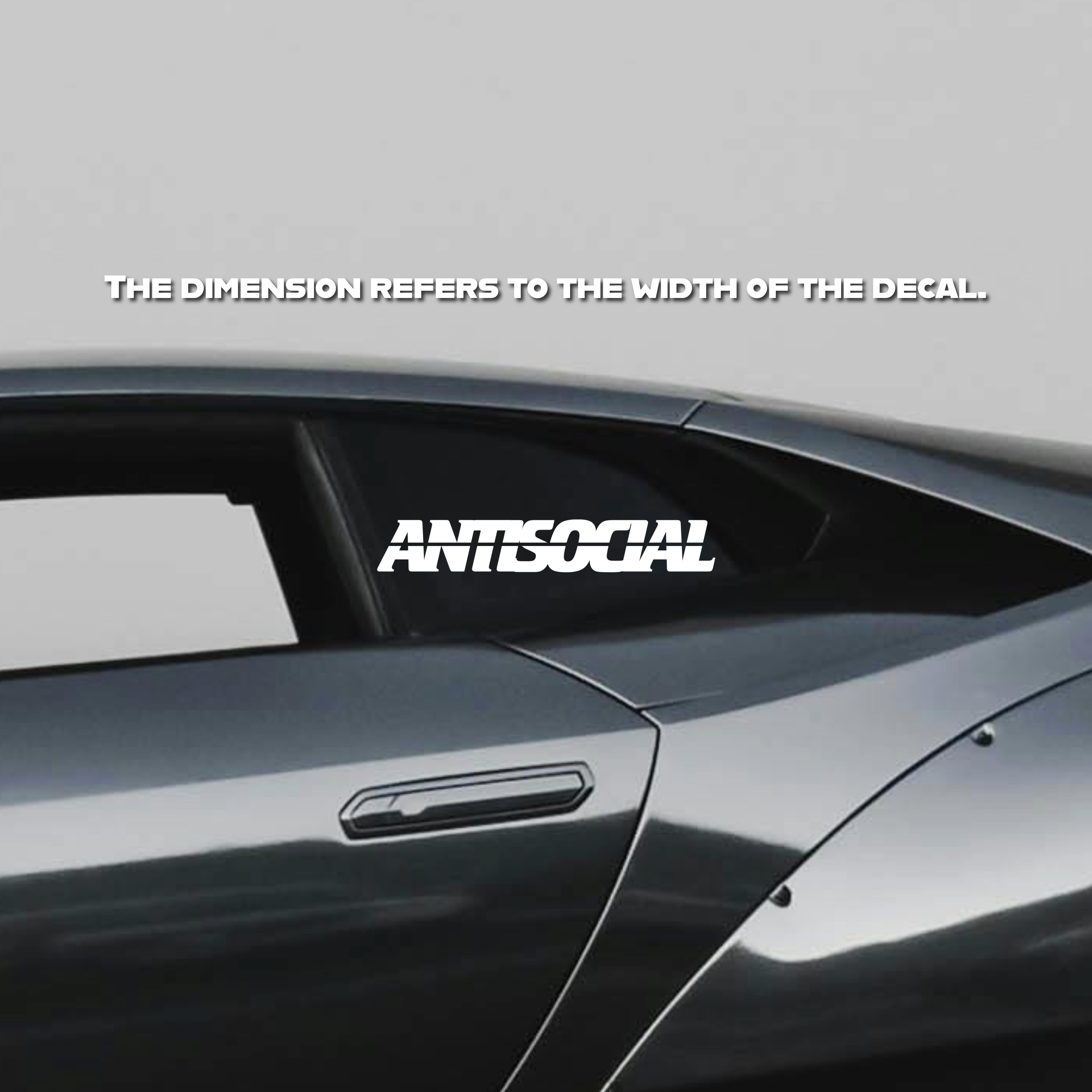 Antisocial II Decal