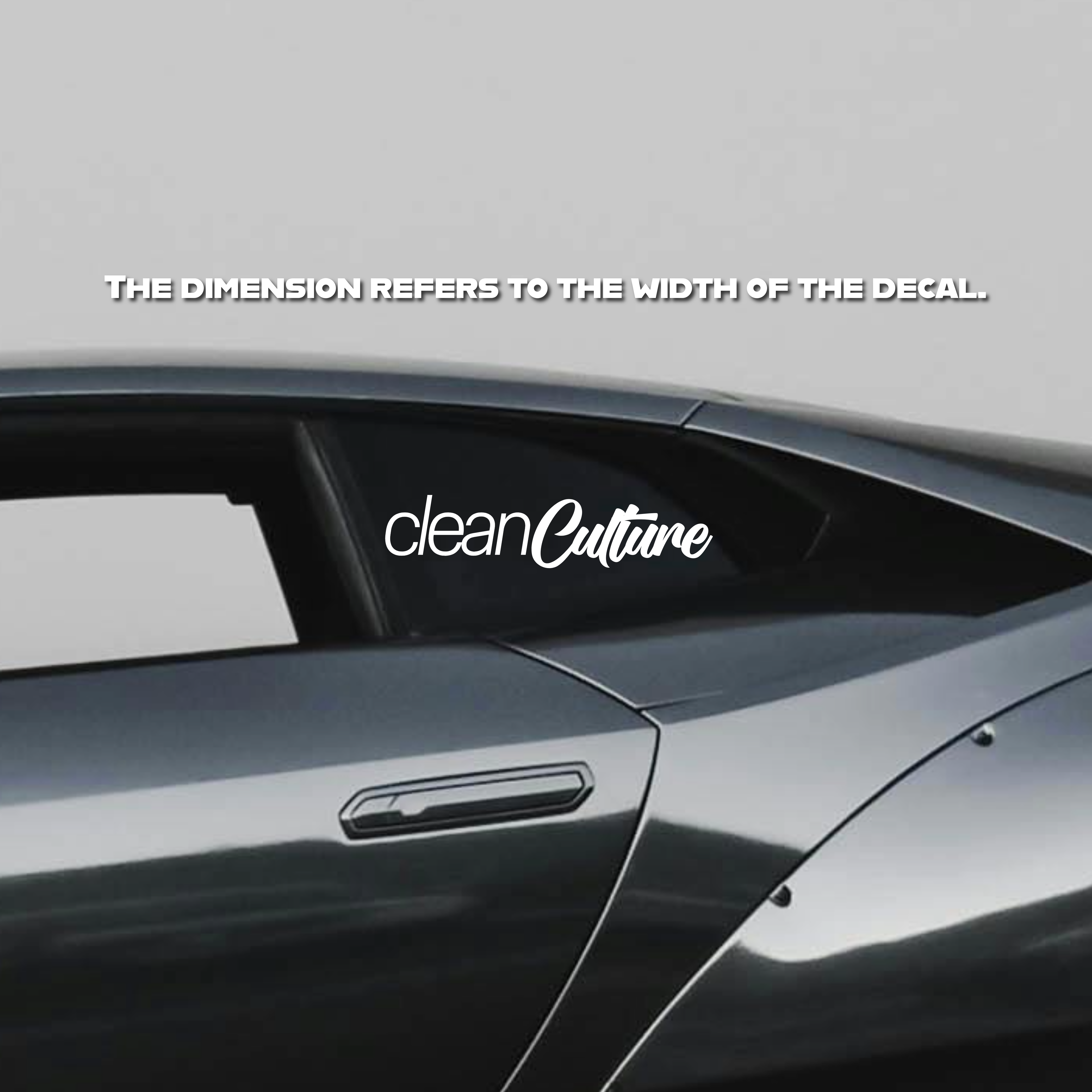 Clean Culture Decal