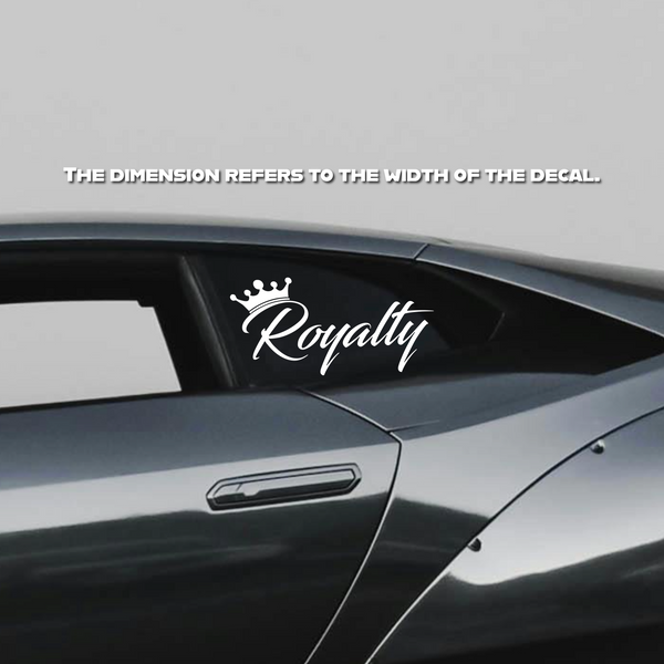 Royalty Decal