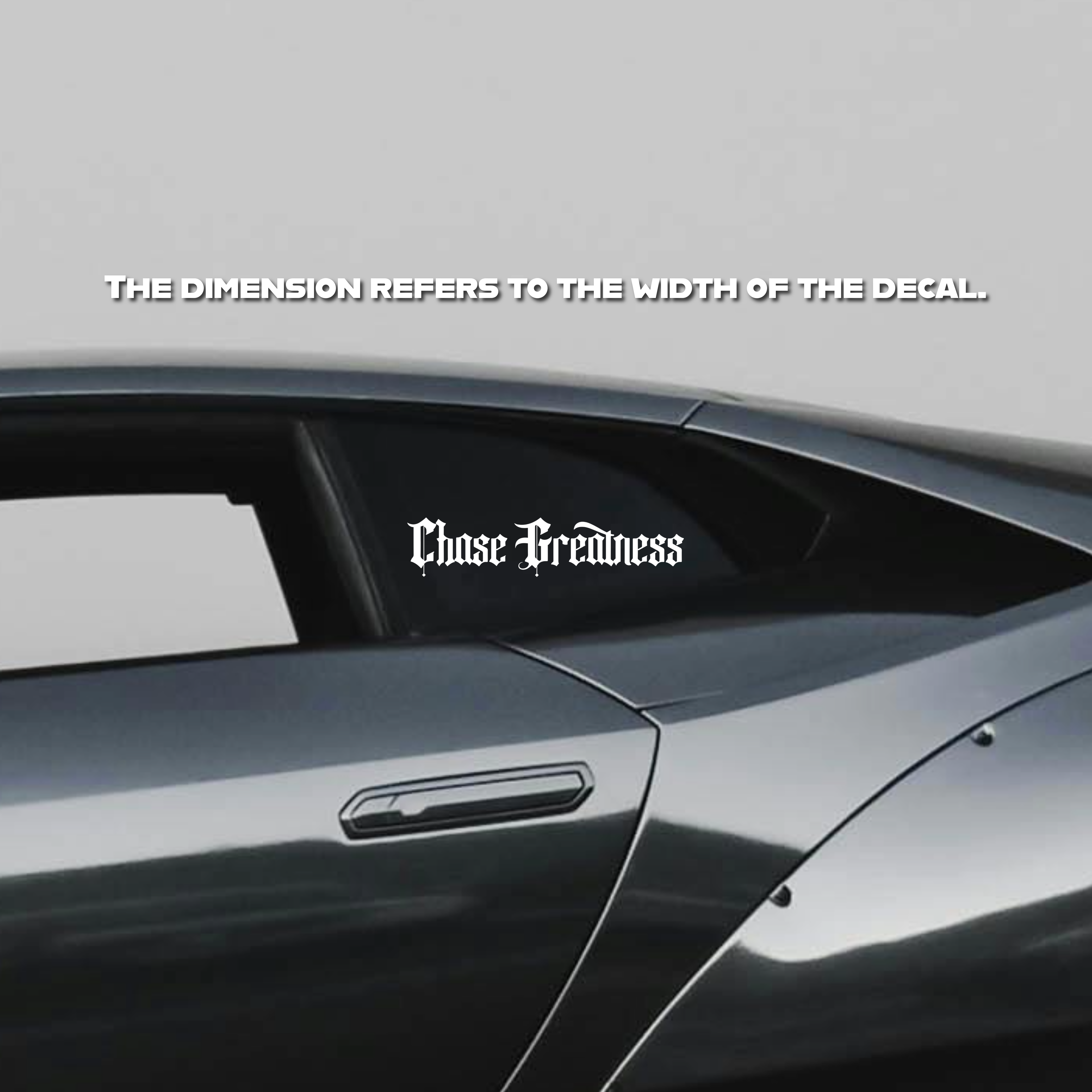 Chase Greatness Decal