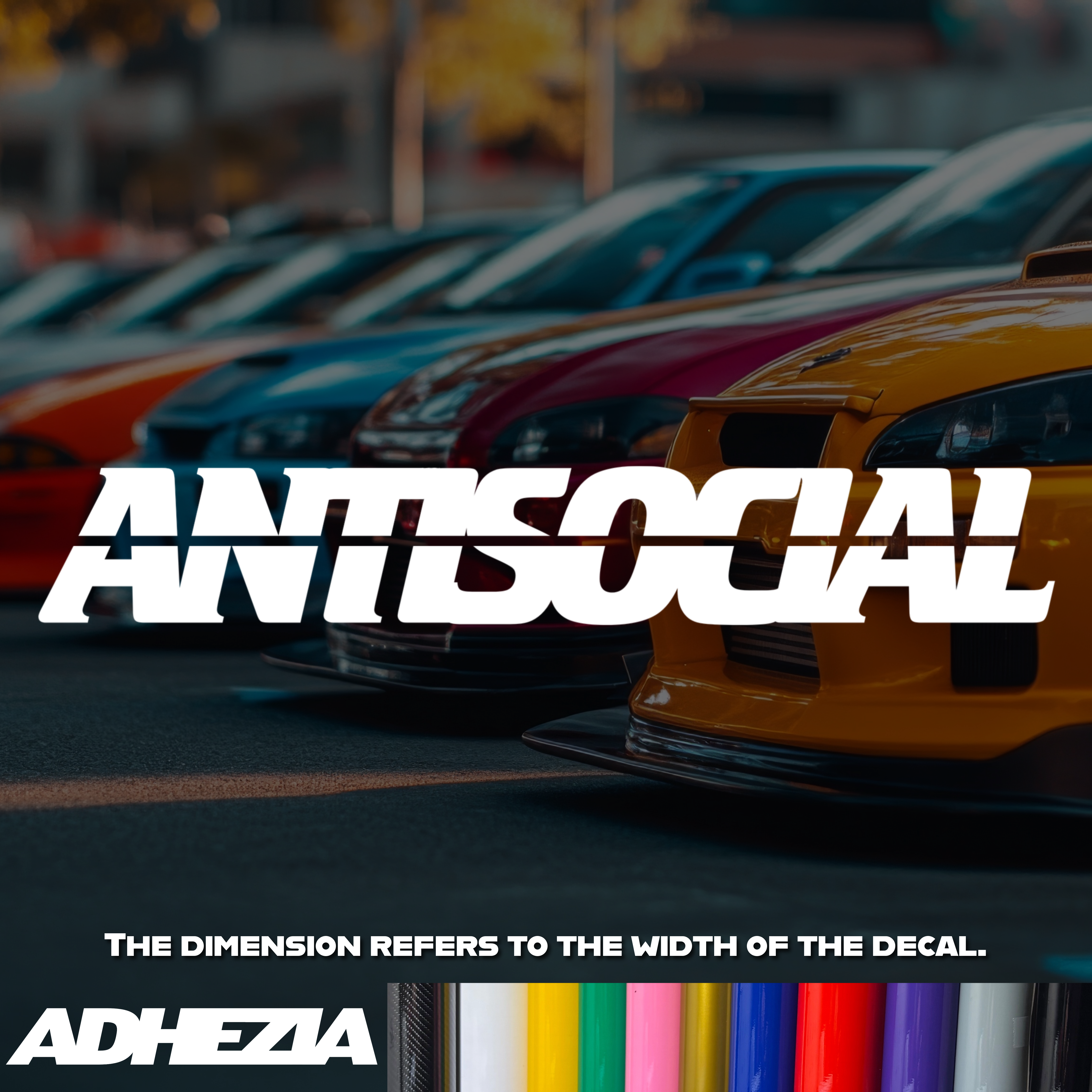 Antisocial II Decal